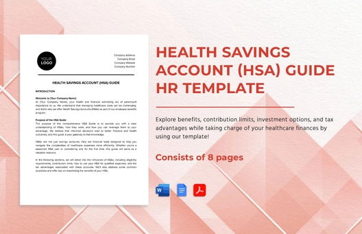 Health Savings Account (HSA) Guide HR Template