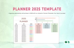 Planner 2025 Template