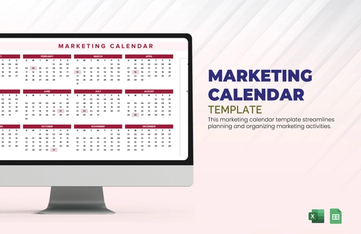 Marketing Calendar Template