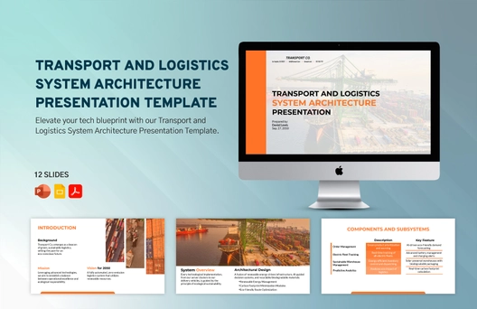 Transport and Logistics System Architecture Presentation Template