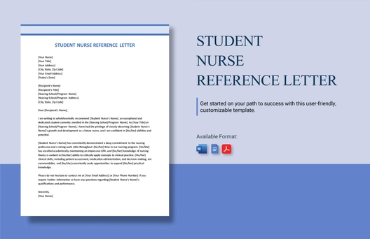 Student Nurse Reference Letter