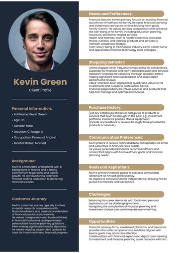 Free Printable Profile Template to Edit Online