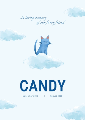 Free Pet Memorial Card Template to Edit Online Free Pet Memorial Card Template to Edit Online