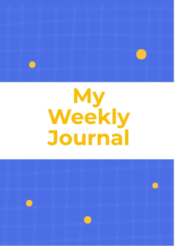 Free Bullet Journal Template to Edit Online