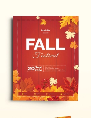 Fall Festival Flyer Template