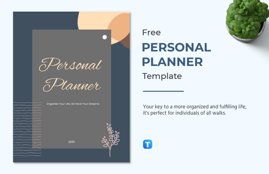 Free Personal Planner Template to Edit Online