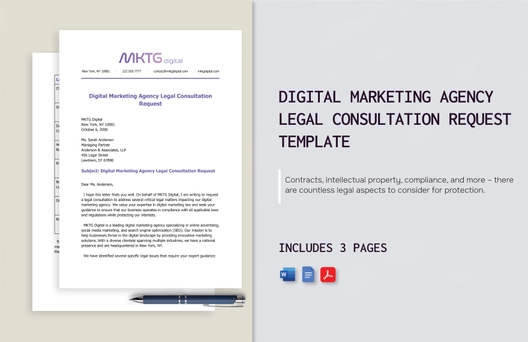 Digital Marketing Agency Legal Consultation Request Template
