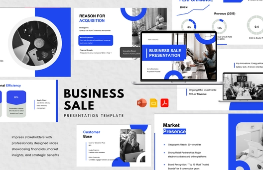 Business Sale Presentation Template