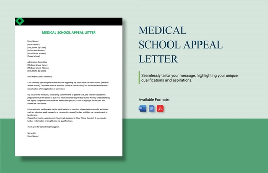 Medical School Appeal Letter