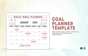Goal Planner Template