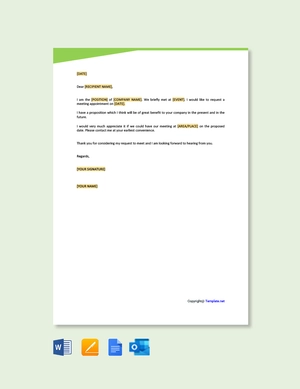 Appointment Meeting Letter