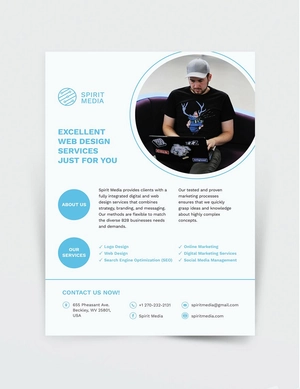 Web Development Flyer Template