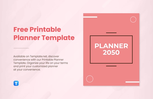 Free Printable Planner Template to Edit Online