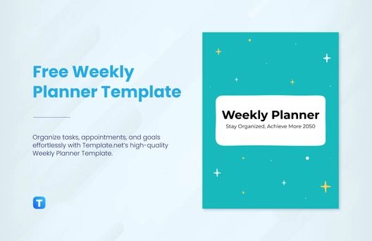 Free Weekly Planner Template to Edit Online
