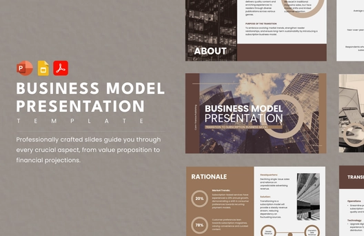 Business Model Presentation Template