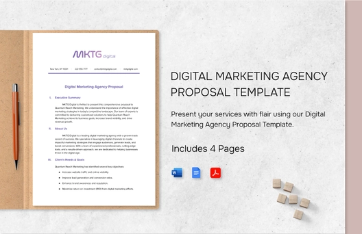 Digital Marketing Agency Proposal Template