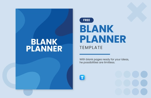 Free Blank Planner Template to Edit Online