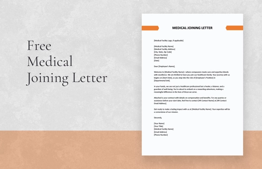 Medical Joining Letter