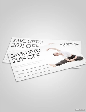 Fitness Voucher Template