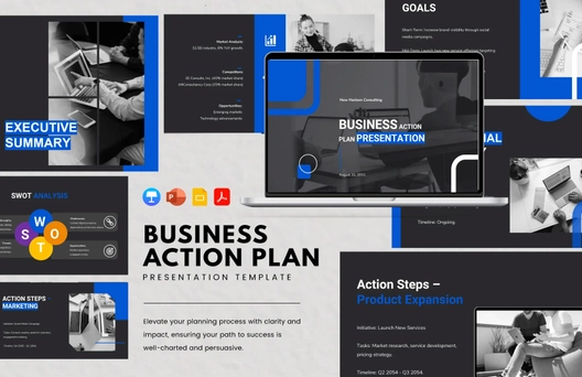 Business Action Plan Presentation Template