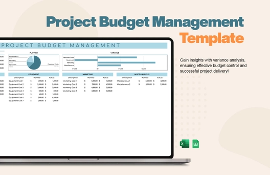 Project Budget Management Template