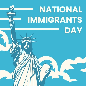 Free National Immigrants Day Instagram Post Template to Edit Online