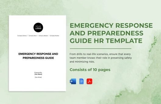 Emergency Response and Preparedness Guide HR Template