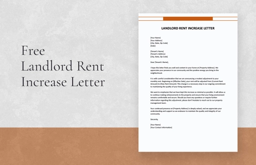Landlord Rent Increase Letter