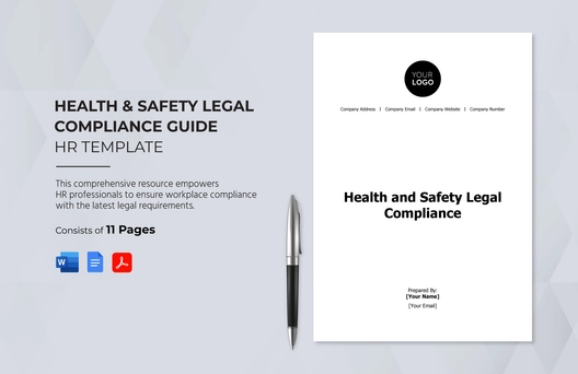 Health & Safety Legal Compliance Guide HR Template Health & Safety Legal Compliance Guide HR Template