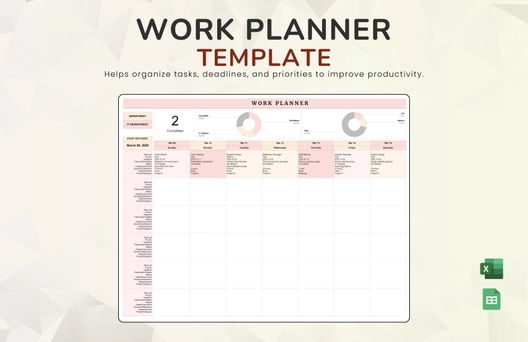 Work Planner Template