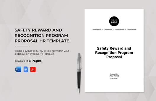 Safety Reward and Recognition Program Proposal HR Template