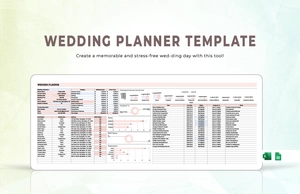 Wedding Planner Template