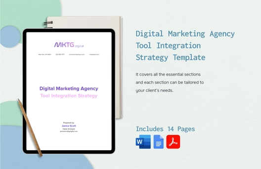 Digital Marketing Agency Tool Integration Strategy Template