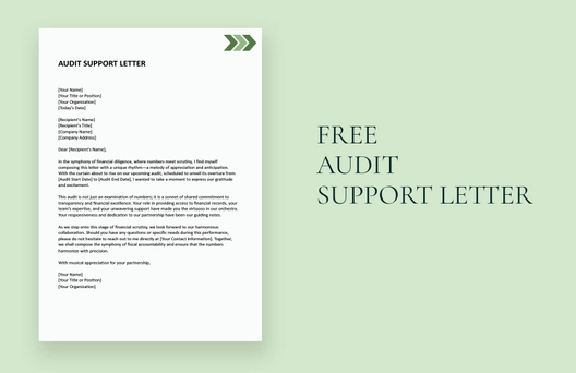 Audit Support Letter
