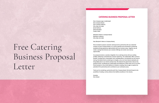 Catering Business Proposal Letter