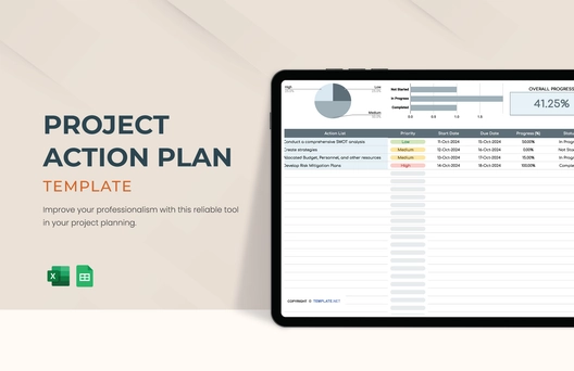 Project Action Plan Template