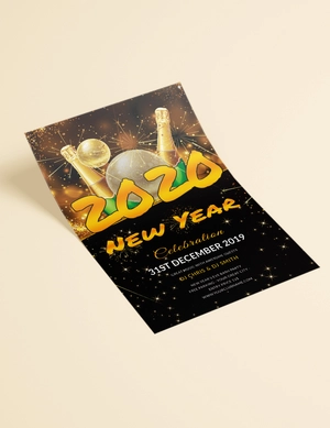 New Year DJ Flyer Template
