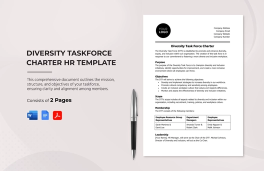 Diversity Taskforce Charter HR Template