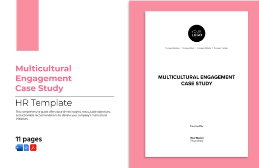 Multicultural Engagement Case Study HR Template
