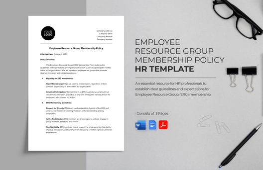 Employee Resource Group Membership Policy HR Template