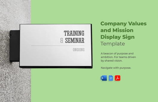 Training and Seminar Ongoing Sign Template