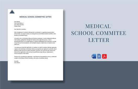 Medical School Committee Letter