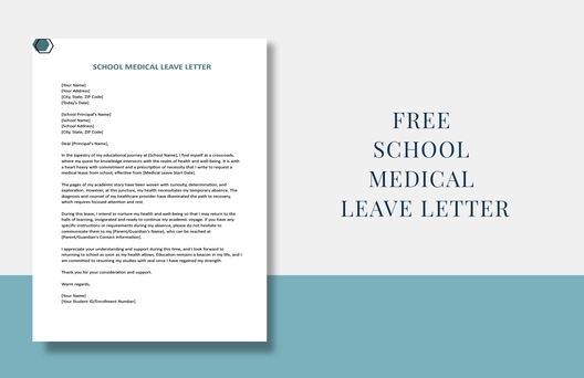 School Medical Leave Letter