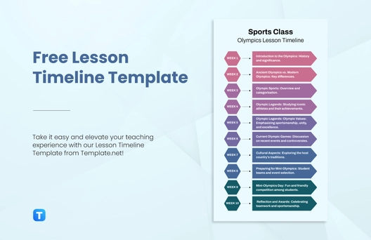 Free Lesson Timeline Template to Edit Online