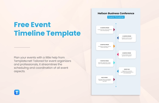 Free Event Timeline Template to Edit Online