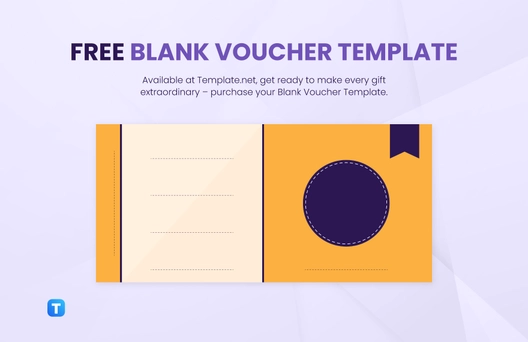Free Blank Voucher Template to Edit Online