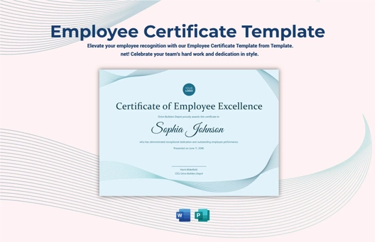 Employee Certificate Template