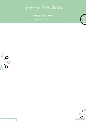 Fashion Store Letterhead Template