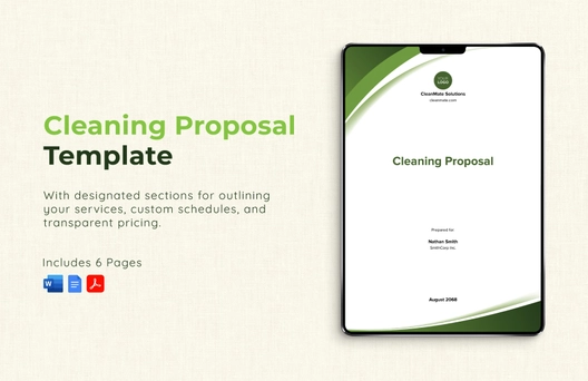 Cleaning Proposal Template