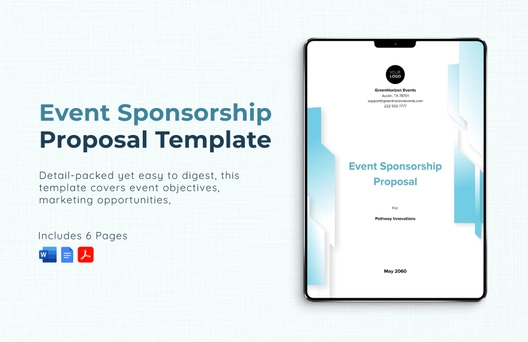 Event Sponsorship Proposal Template